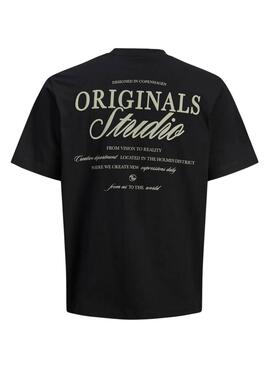 Camiseta Jack and Jones Norrebro negro para hombre