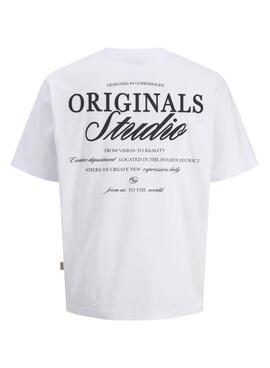 Camiseta Jack and Jones Norrebro blanco para hombre