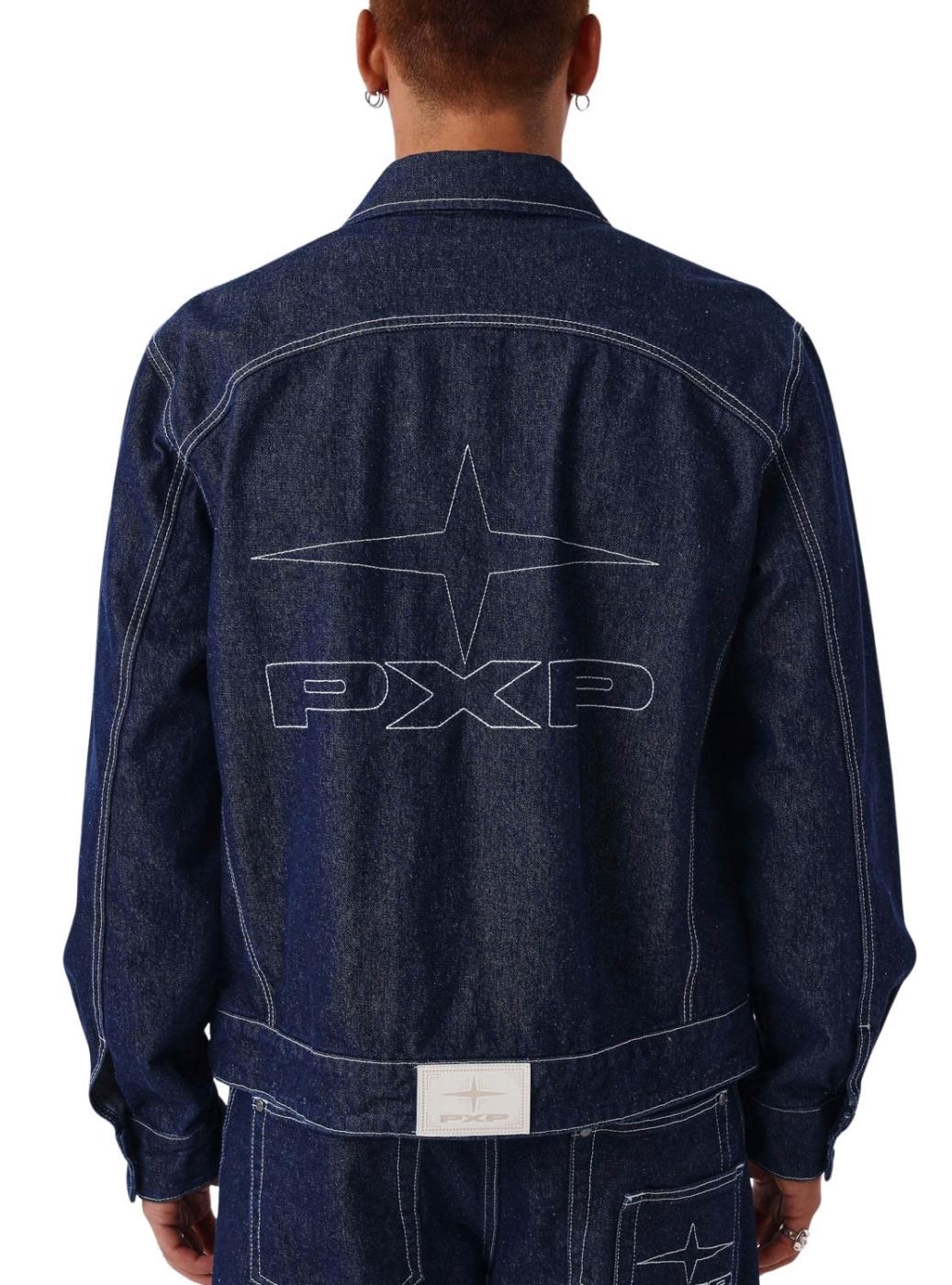 Cazadora vaquera Project x Paris denim oscuro para hombre