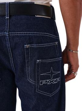 Pantalón vaquero Project x Paris denim oscuro para hombre