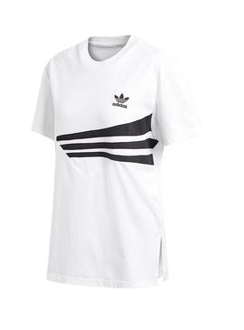 Camiseta Adidas Blanco Mujer