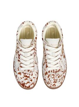 Zapatillas Pepe Jeans Ball Chic animal print para mujer