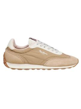 Zapatillas Pepe Jeans Jane beige para mujer