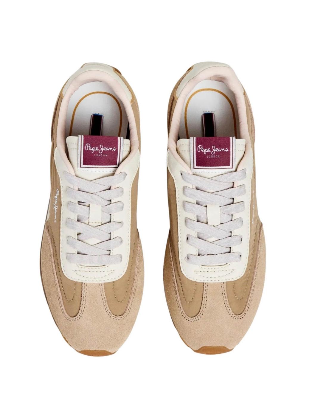 Zapatillas Pepe Jeans Jane beige para mujer