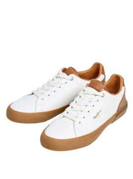 Zapatillas Pepe Jeans Kenton blanco para hombre