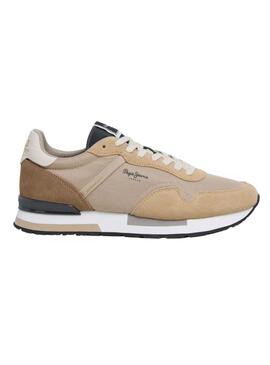 Zapatillas Pepe Jeans Hailon beige para hombre
