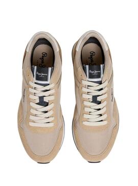 Zapatillas Pepe Jeans Hailon beige para hombre