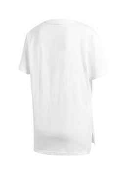 Camiseta Adidas Blanco Mujer