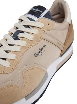 Zapatillas Pepe Jeans Hailon beige para hombre