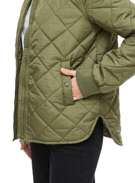 Cazadora bomber Vila Vitate verde oliva para mujer