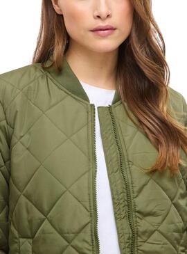 Cazadora bomber Vila Vitate verde oliva para mujer