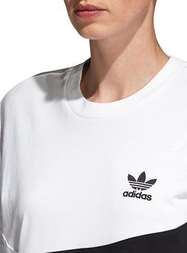 Camiseta Adidas Blanco Mujer