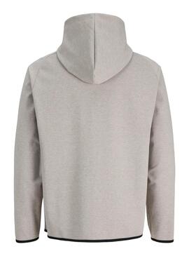 Sudadera Jack and Jones Base gris para hombre