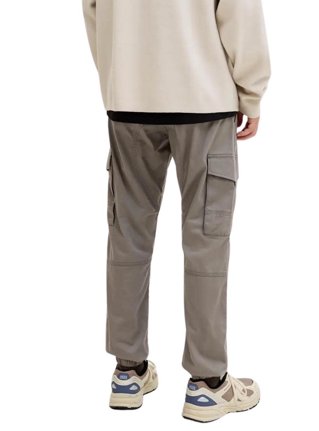 Pantalón Jack and Jones Paul cargo beige para hombre