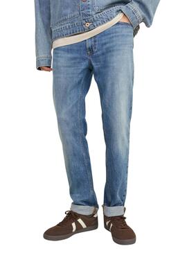 Pantalón vaquero Jack and Jones Clark denim claro para hombre

