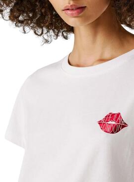 Camiseta Pepe Jeans Brule blanco para mujer