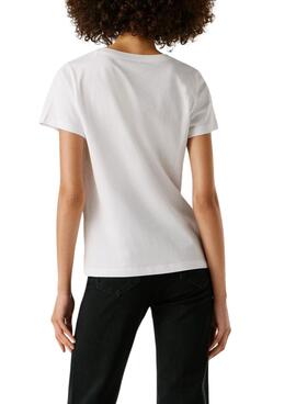 Camiseta Pepe Jeans Brule blanco para mujer