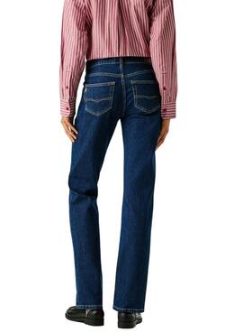 Pantalón vaquero Pepe Jeans Grace denim oscuro para mujer