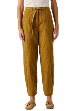 Pantalón Pepe Jeans Alice mostaza para mujer