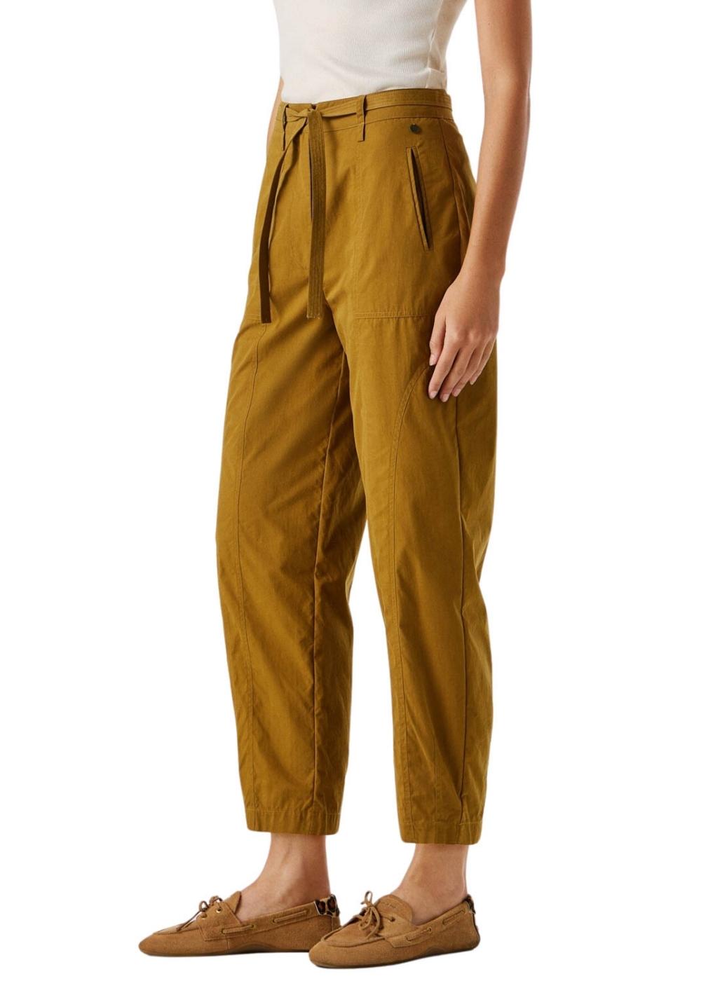 Pantalón Pepe Jeans Alice mostaza para mujer