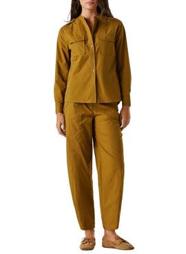 Camisa Pepe Jeans Angy mostaza para mujer