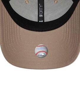 Gorra New Era 9FORTY Yankees New York League camel para mujer y hombre