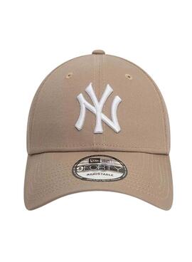 Gorra New Era 9FORTY Yankees New York League camel para mujer y hombre