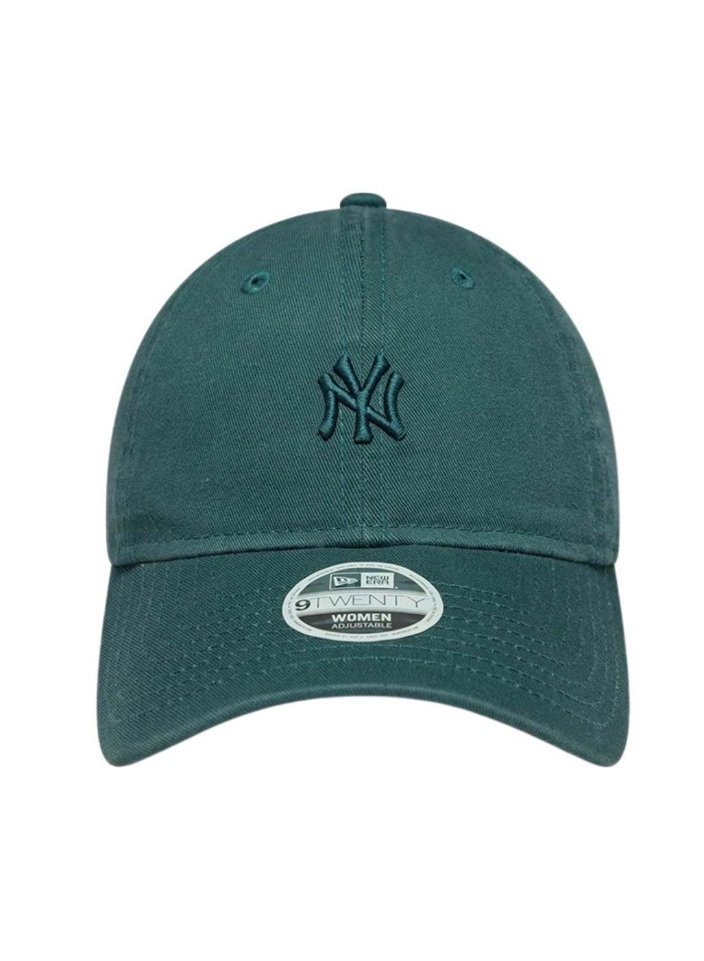 Gorra New Era Washed Mini New York Yankees 9TWENTY verde oscuro para mujer