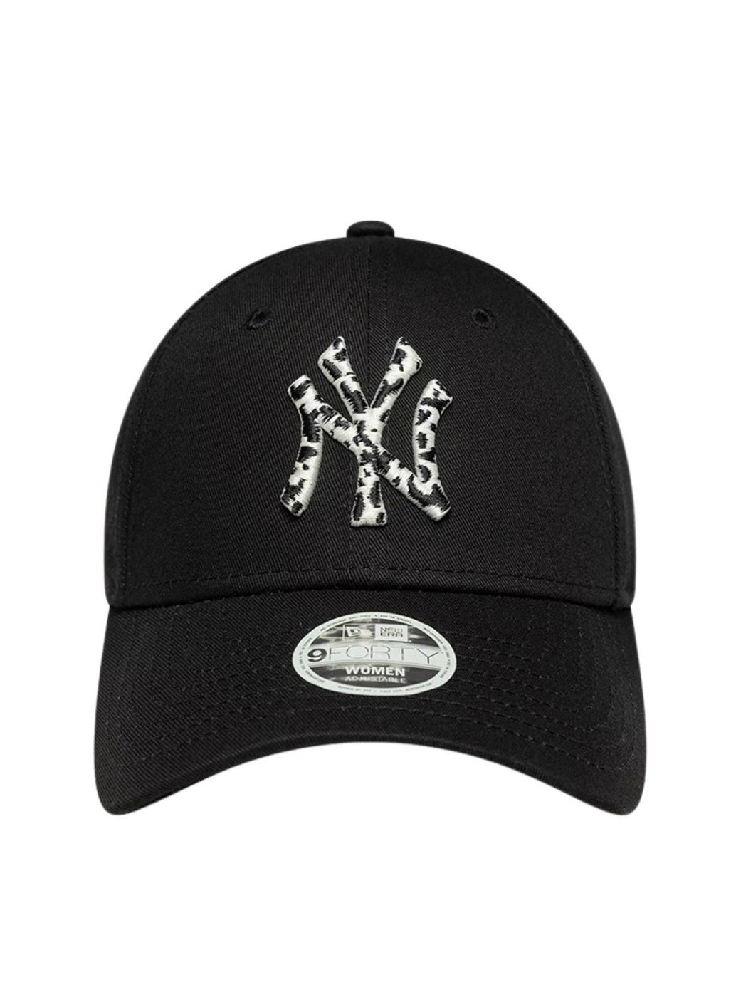 Gorra New Era New York Yankees 9FORTY logo animal print para mujer
