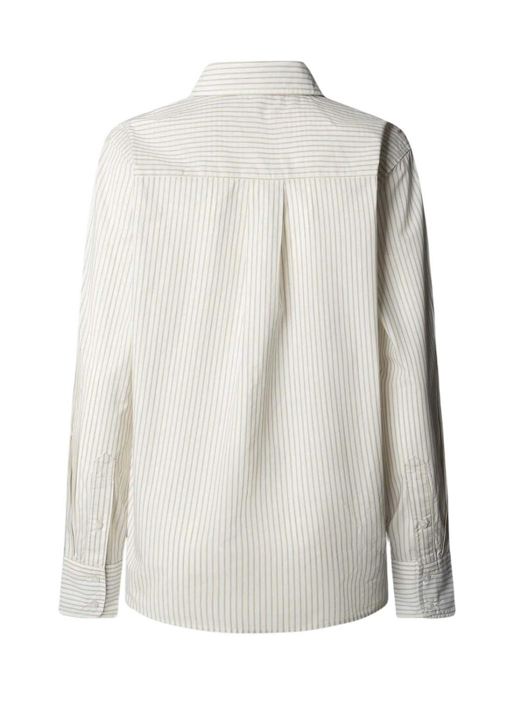 Camisa Pepe Jeans Bavi rayas amarillo para mujer