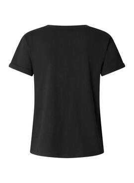 Camiseta Pepe Jeans Nadda negro para mujer