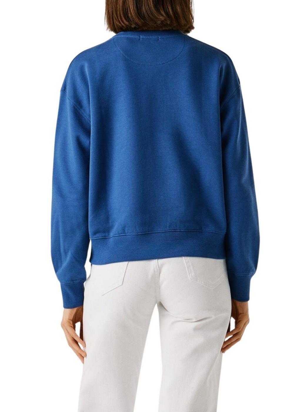 Sudadera Pepe Jeans Maty azulón para mujer