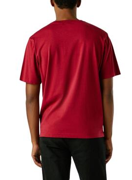 Camiseta Pepe Jeans Griffin rojo para hombre