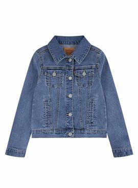Cazadora vaquera Levis Memory Lane azul para niño