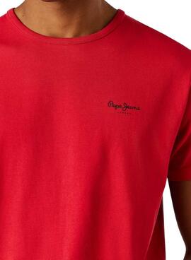 Camiseta Pepe Jeans Connor rojo para hombre