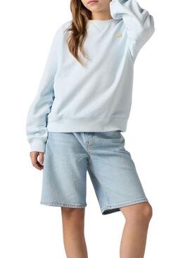 Sudadera Levis Meet And Greet azul para niña