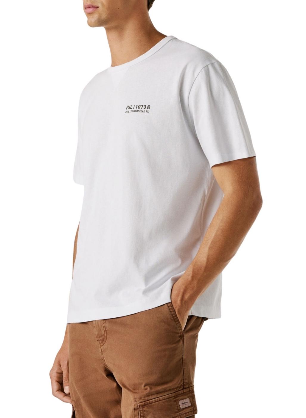 Camiseta Pepe Jeans Scott blanco para hombre