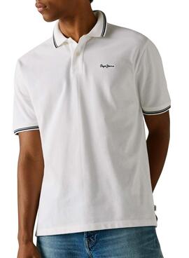 Polo Pepe Jeans Carson blanco para hombre