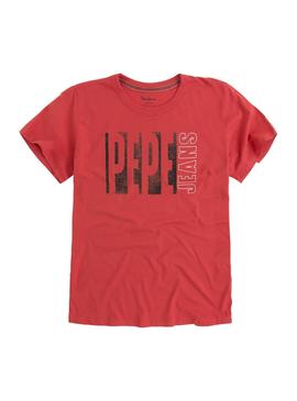 Camiseta Pepe Jeans Max Rojo Hombre