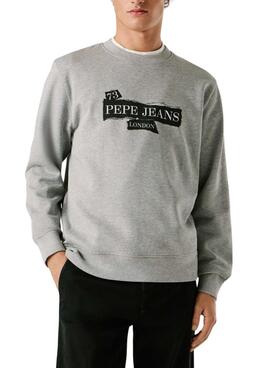 Sudadera Pepe Jeans Gus gris para hombre