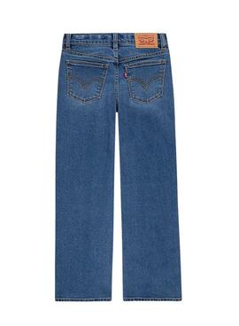 Pantalón Levis Wide Leg azul para niña