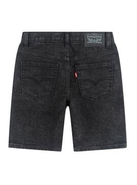Bermuda Levis 511 Slim Fit negro para niño