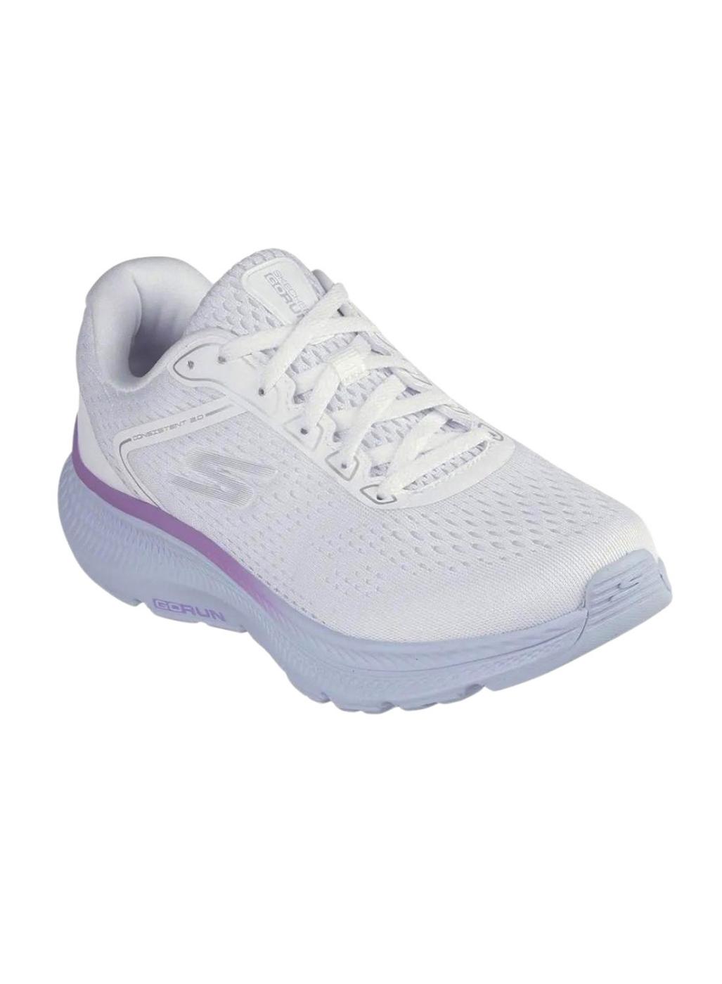 Zapatillas Skechers Go Run blanco y azul para mujer