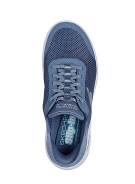 Zapatillas Skechers Go Walk azul para mujer

