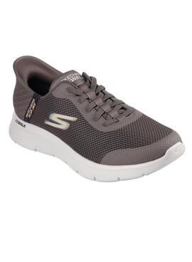 Zapatillas Skechers Go Walk marrón para hombre
