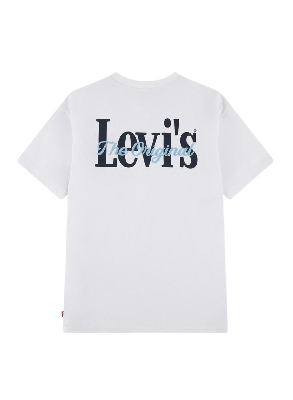 Camiseta Levis Classic And Clean blanco para niño