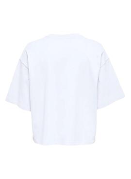 Camiseta Only Jossi Tokyo blanco para mujer