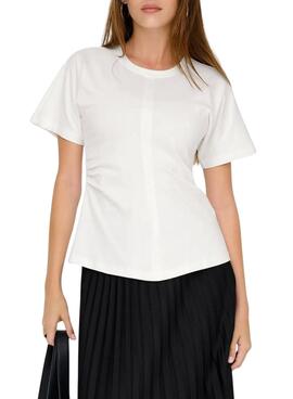 Camiseta Only Marie blanco para mujer
