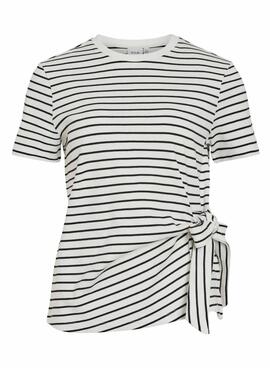 Camiseta Only Sinny rayas blanco para mujer