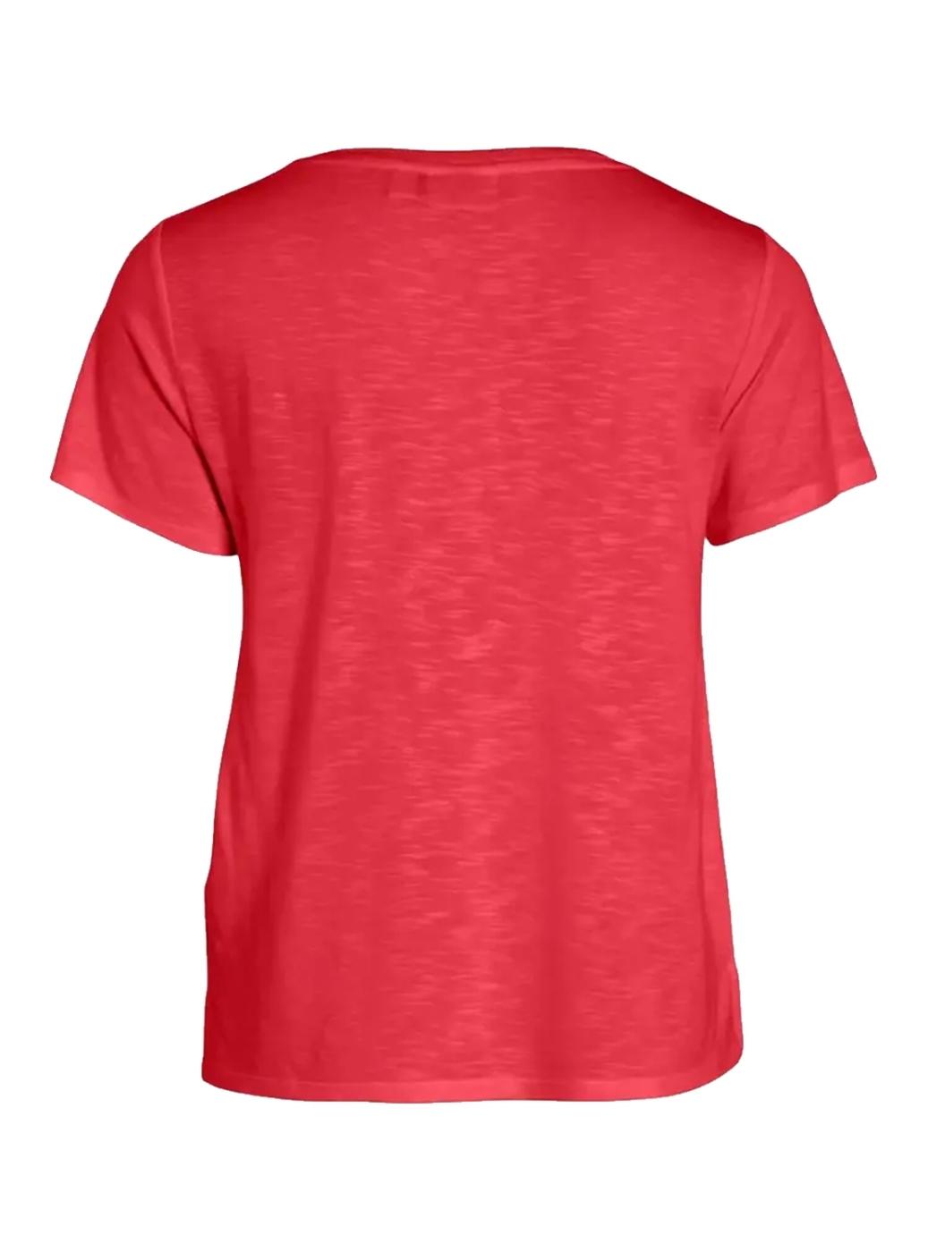 Camiseta Vila Noel rojo para mujer